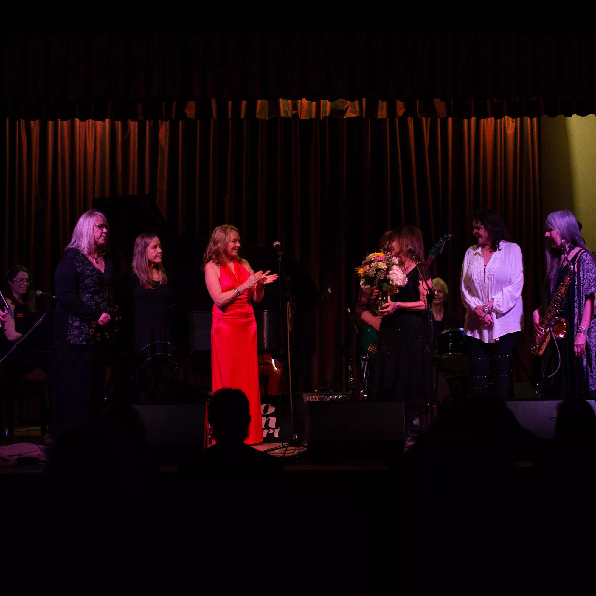 A showcase musical performance by women in Chico area at Women's Club in Chico.