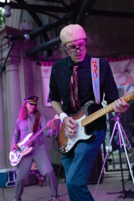 Brian "Gravy" Asher performs with Gravybrain during Concert in the Park.