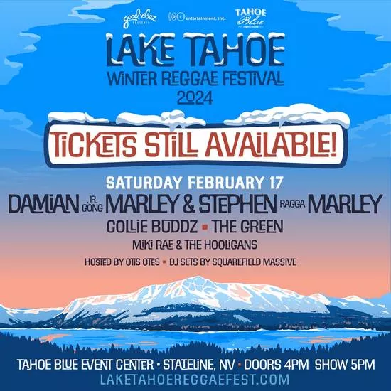 2024 Lake Tahoe Winter Reggae Festival - image graphic