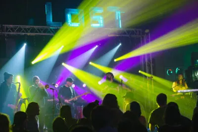 The Motet, great music and a light show at Lost On Main, Chico, CA.