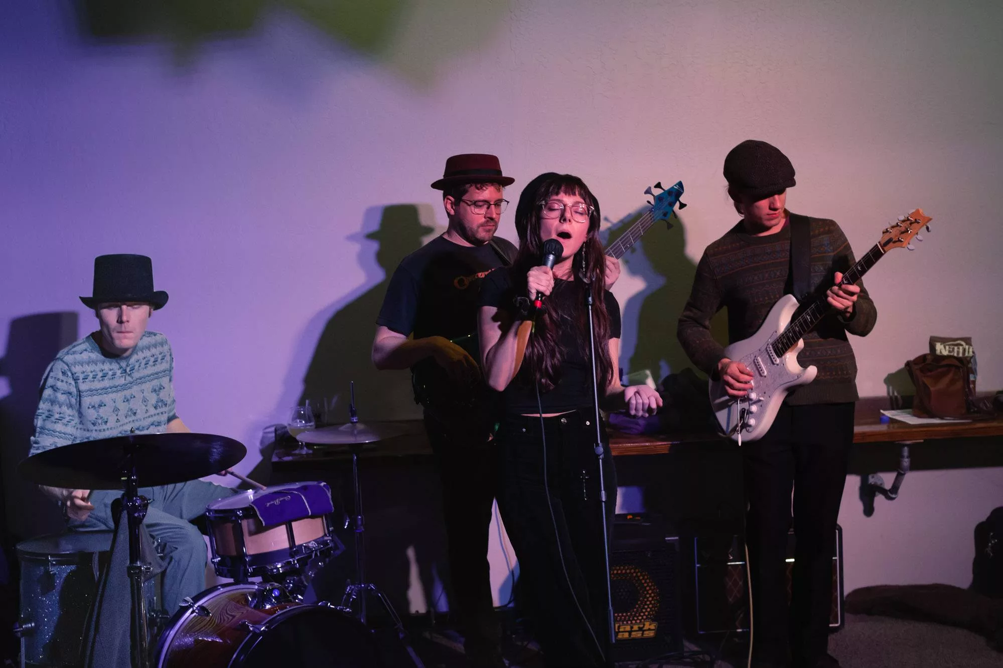 Samaria Quartet performing at Secret Trail Brewing, Nov 2022
