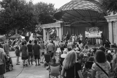 Smokey The Groove performing for the Friday Night Concert series in Plaza Park - Chico, CA - 2016