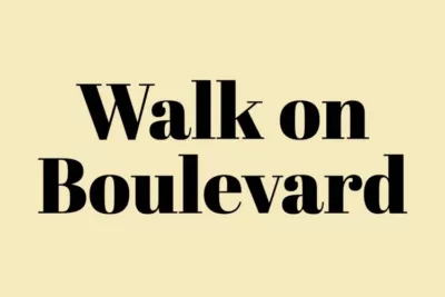 Walk on Boulevard event graphic 2023